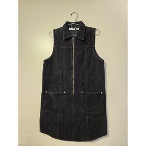 JLNY Coduroy Dress Jumper Overalls M Sleeveless 100% Cotton Vintage Y2k Casual